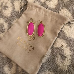 Kendra Scott Elle drop earrings in magenta magnesite